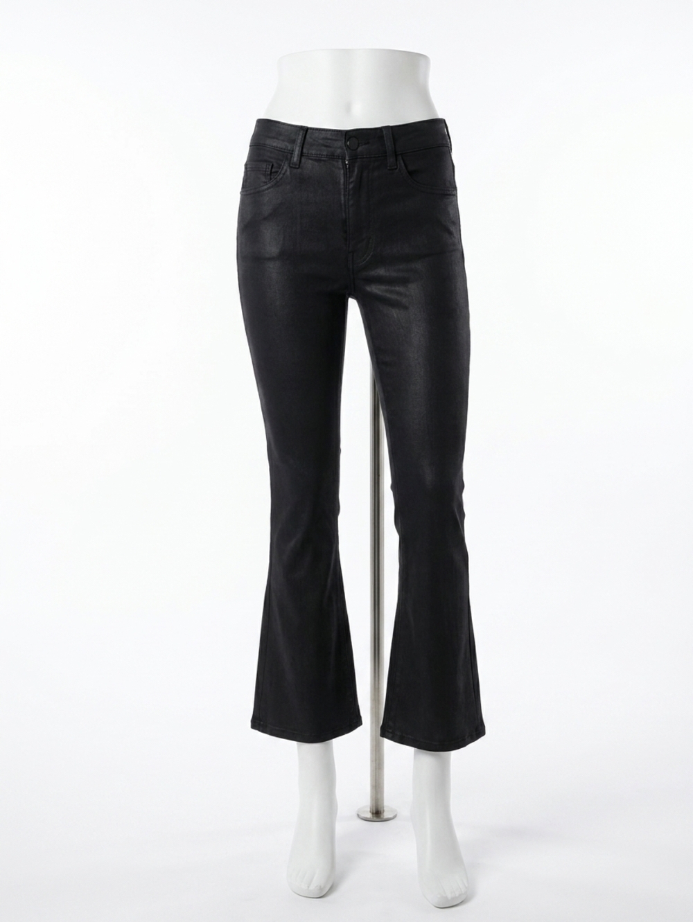 NEW DL1961 - WOMEN'S bridget boot coated jeans in black coated